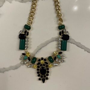 Girly bling flashy statement necklace